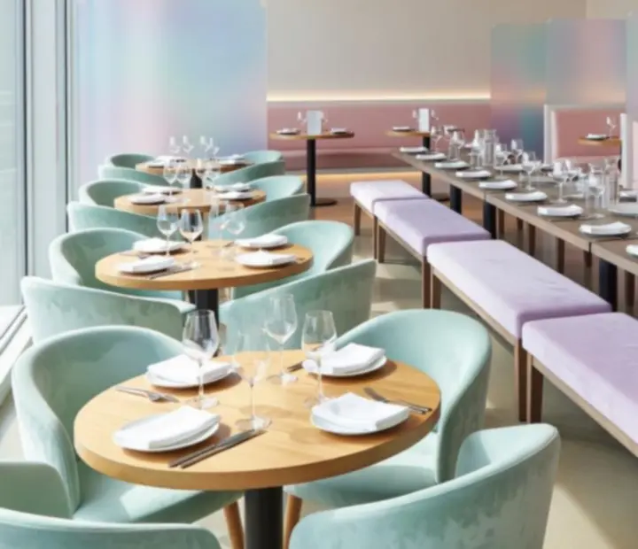 Flexible restaurant seating with booths and tables ready for groups and couples